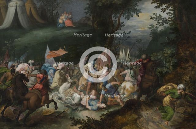 Joshua Defeating Amalek. Creator: Pauwels Casteels.