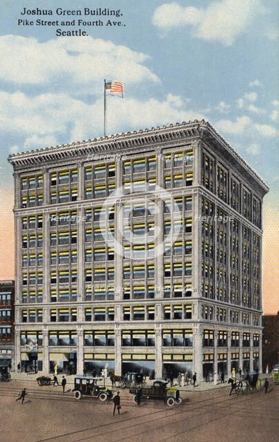 Joshua Green Building, Seattle, Washington, USA, 1913. Artist: Unknown