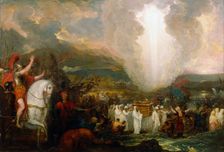 Joshua passing the River Jordan with the Ark of the Covenant, 1800. Artist: West, Benjamin (1738-1820)