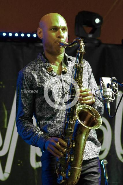 Joshua Redman, Love Supreme Jazz Festival, Glynde Place, East Sussex, 2015. Artist: Brian O'Connor.