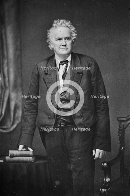 Joshua Reed Giddings of Ohio, between 1855 and 1865. Creator: Unknown.