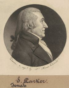 Josiah Parker, 1799. Creator: Charles Balthazar Julien Févret de Saint-Mémin