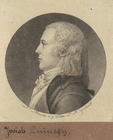 Josiah Quincy, 1796-1797. Creator: Charles Balthazar Julien Févret de Saint-Mémin