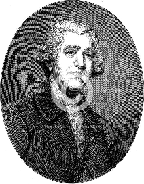 Josiah Wedgwood, 18th century English industrialist and potter, c1880.  Creator: Unknown.