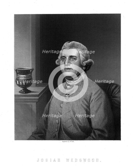 Josiah Wedgwood, English industrialist and potter. Creator: W Holl.