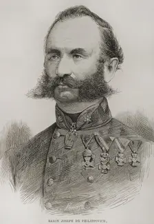 Josip Filipovic (1818-1889), Austrian-Hungarian general, 1878. Creator: Penoso
