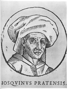Josquin des Prez, Franco-Flemish composer of the Renaissance