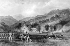 Joss-House, Chapoo, Death of Colonel Tomlinson China, 1842 (c1857). Artist: Thomas Abiel Prior