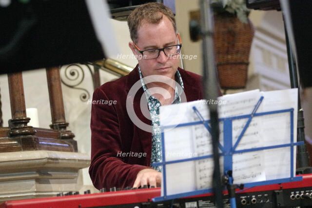 Joss Peach, Alex Bondono’s Horace Silver Sextet, Jazz at St Andrews Church, Hove, July 2022. Creator: Brian O'Connor.
