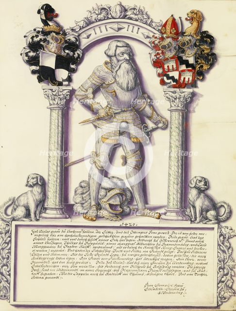 Jost Nicholas Hohenzollern; Chronicle of the Hohenzollern Family, about 1572. Creator: Jorg Ziegler.