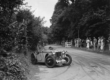 JA Bastock's MG PA, winner of a silver award at the MCC Torquay Rally, July 1937. Artist: Bill Brunell