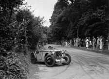 JA Bastock's MG PA, winner of a silver award at the MCC Torquay Rally, July 1937. Artist: Bill Brunell