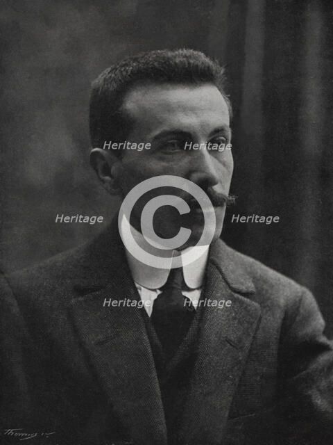 Jaume Bofill i Matas (Olot, 1878-Barcelona, 1933), Catalan poet known as Guerau de Liost, winner …