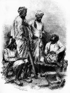 Jaut Zemindars and Peasants c1891. Creator: James Grant