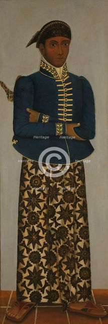 Javanese Court Officials, c.1820-c.1870. Creator: Anon.