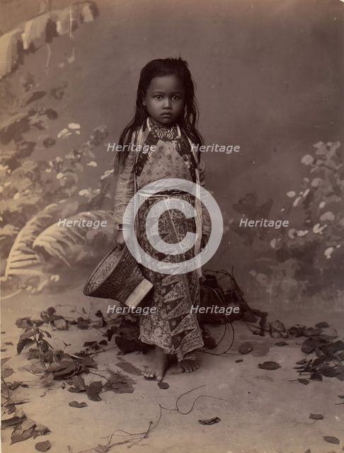 Javanese Child, 1860s-70s. Creator: Unknown.