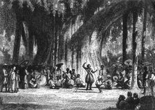 Javanese Dancing Girls - Fête Day in the Forest c1891. Creator: James Grant