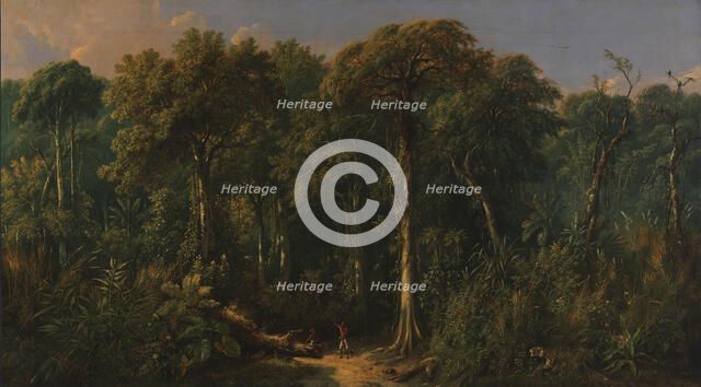 Javanese Jungle, ca. 1860. Creator: Raden Saleh.