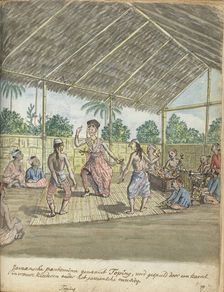Javanese Pantomime called Toping 1779-1785. Creator: Jan Brandes