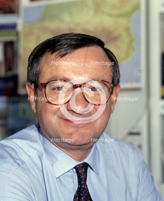 Javier Tusell Gómez (1945-2005), Spanish historian and journalist, photo, 1998.