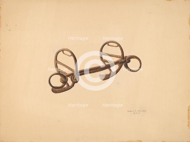 Jay Eye See Driving Bit, 1940. Creator: Harold Ballerd.