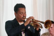 Jay Phelps, Xhosa Cole Quartet, Watermill Jazz Club, Dorking, Surrey, 21 Jan 2020. Creator: Brian O'Connor