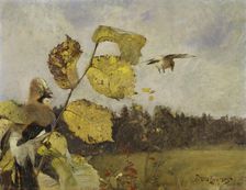 Jays, 1886. Creator: Bruno Liljefors