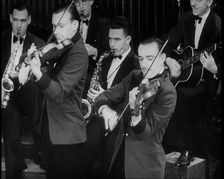 Jazz Band Playing a Tune, 1930s. Creator: British Pathe Ltd