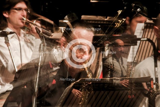 Jazz ensemble, 2010. Artist: Alan John Ainsworth.