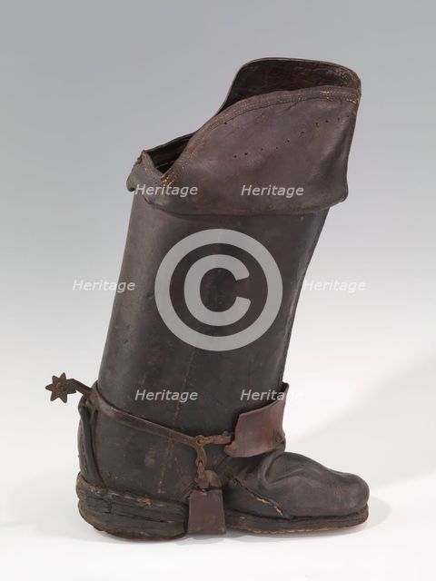 Jackboots, British, 18th century. Creator: Unknown.