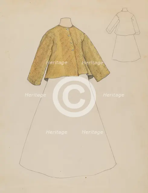 Jacket, 1935/1942. Creator: Gladys Cook.