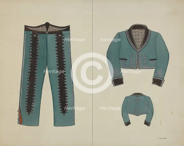 Jacket, c. 1940. Creator: Syrena Swanson.