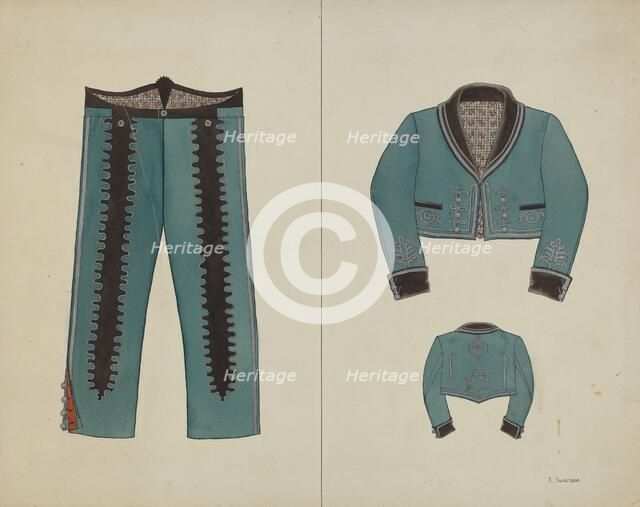 Jacket, c. 1940. Creator: Syrena Swanson.