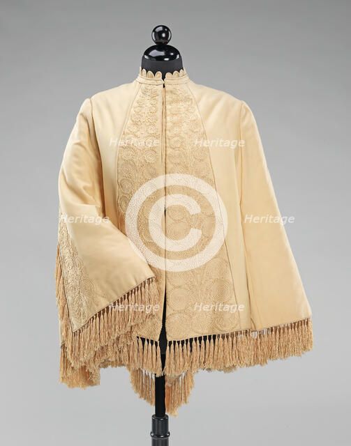 Jacket, French, 1865-70. Creator: Dieulafait & E Bouclier.
