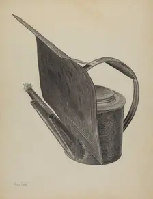 Jacking Torch, c. 1941. Creator: Amelia Tuccio