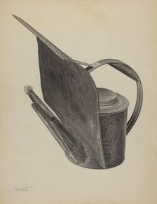 Jacking Torch, c. 1941. Creator: Amelia Tuccio