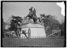 Jackson, Andrew - statue In Lafayette Square, between 1914 and 1918. Creator: Harris & Ewing