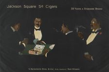 Jackson square 5¢ cigars, c1899. Creator: Unknown