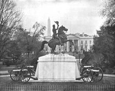Jackson Statue, Lafayette Square, Washington DC, USA, c1900. Creator: Unknown