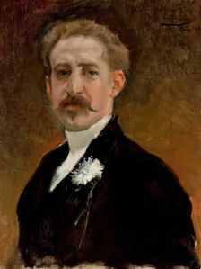 Jacinto Octavio Picón, 1889. Creator: Emilio Sala