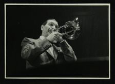 Jack Teagarden playing the trombone, 1950s. Creator: Denis Williams