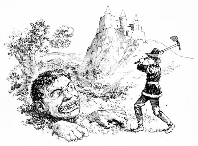 'Jack the Giant Killer', 1925. Creator: Howard Davie.