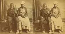 Jack and Abby Landlord, aged one hundred and one hundred and ten years, (1868-1900?). Creator: O. Pierre Havens