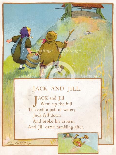 'Jack and Jill', c1903. Artist: EA Keck.