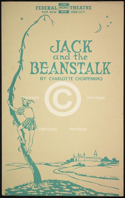 Jack and the Beanstalk 1, New York, [1930s]. Creator: Unknown.