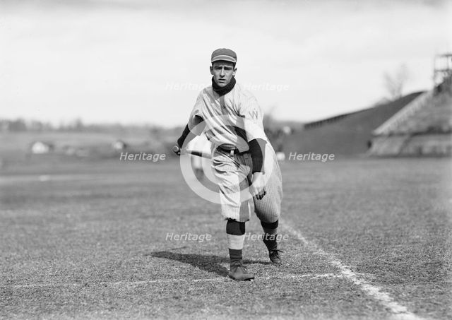 Jack Calvo, Washington Al, at University of Virginia, Charlottesville (Baseball), ca. 1913. Creator: Harris & Ewing.