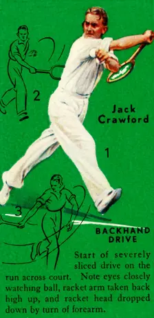 Jack Crawford - Backhand Drive c1935. Creator: Unknown