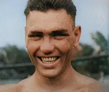 Jack Dempsey Grimacing for the Camera, 1921. Creator: British Pathe Ltd