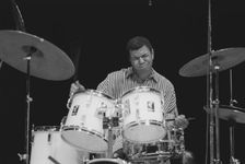 Jack DeJohnette, Queen Elizabeth Hall, London, 1989. Creator: Brian Foskett