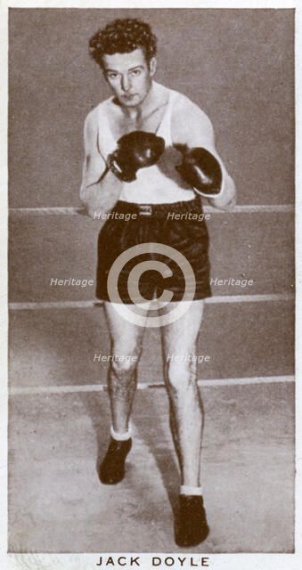 Jack Doyle, Irish boxer, 1938. Artist: Unknown